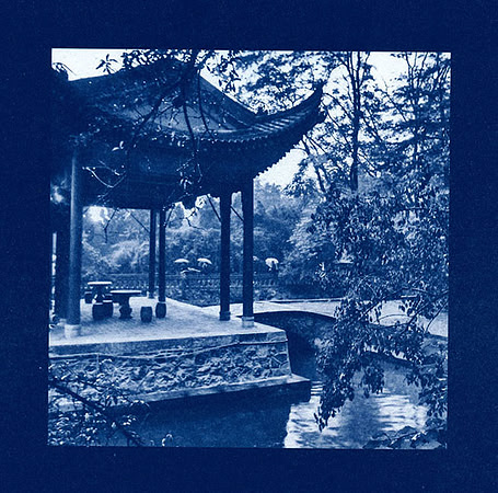 cjp_Huaqing hot springs Xian_cyanotype