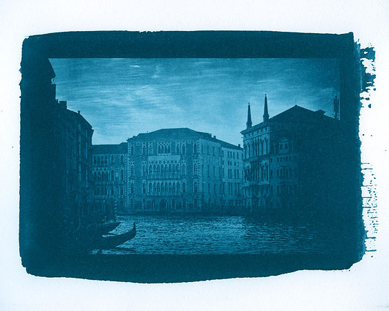 SB-The Grand Canal-Cyanotype